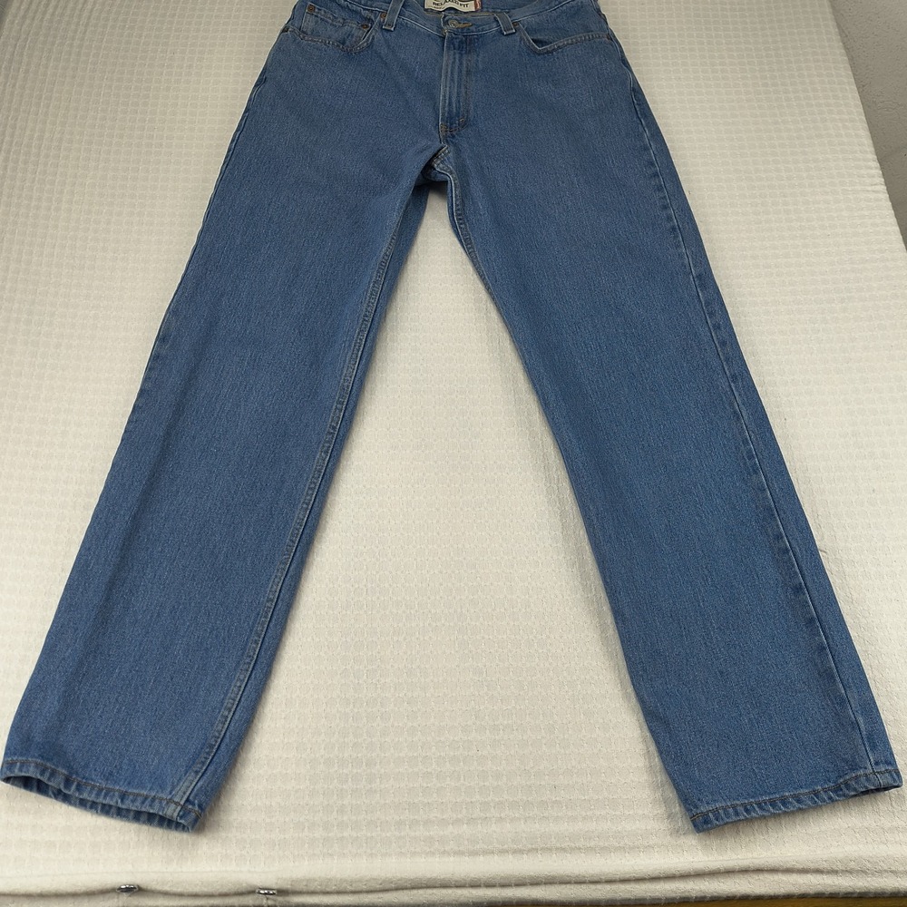 Levis 550 Relaxed Fit Jeans Mens 36x34 Medium Wash Blue Denim 100% Cotton Mexico - Picture 2 of 16